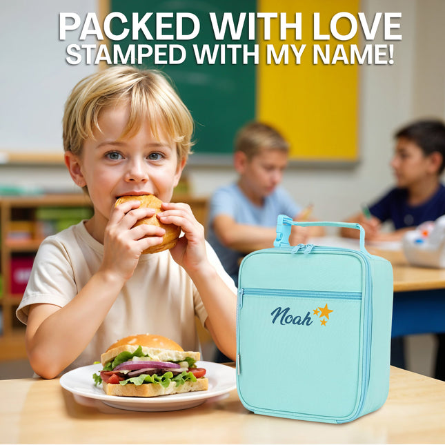 Personalized Lunch Box Insulated Bag  - Green