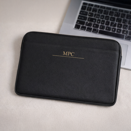 Personalized Laptop Sleeve with Custom Name and Initial