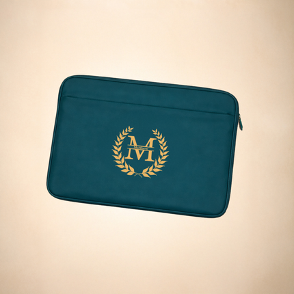 Personalized Laptop Sleeve with Custom Name and Initial