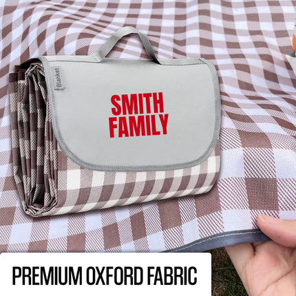Personalized Extra Large Picnic Blanket