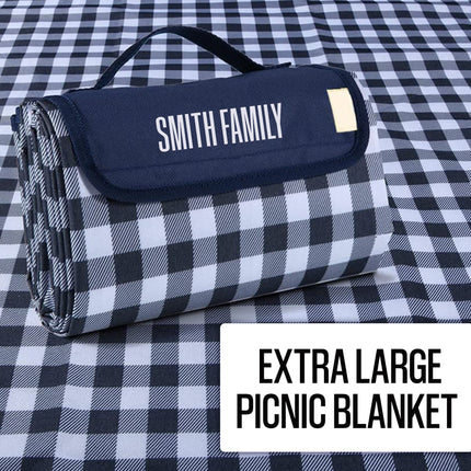 Personalized Extra Large Picnic Blanket