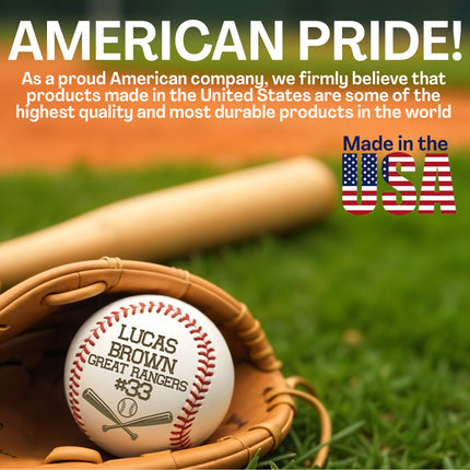 Personalized Baseball Ball with Custom Name