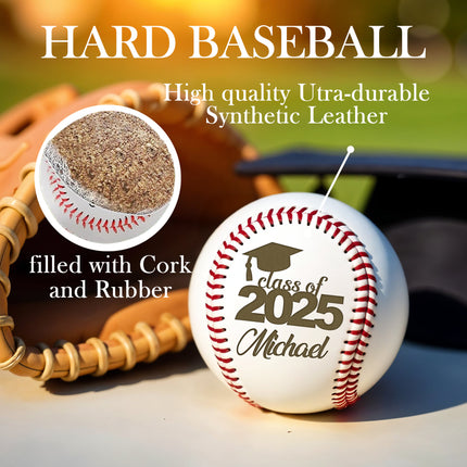 personalized baseball ball with custom name engraved ball personalized baseball gifts for graduation