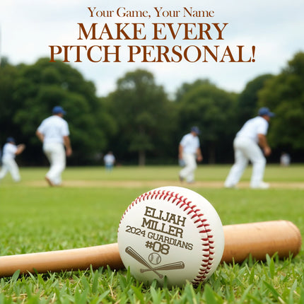 Personalized Baseball Ball with Custom Name