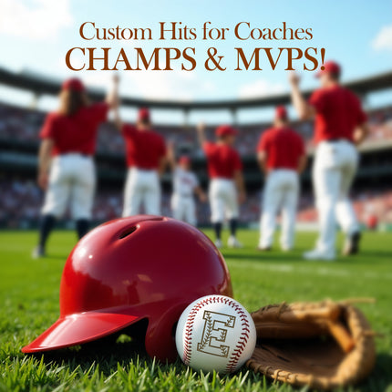 Personalized Baseball Ball with Custom Name, Intial
