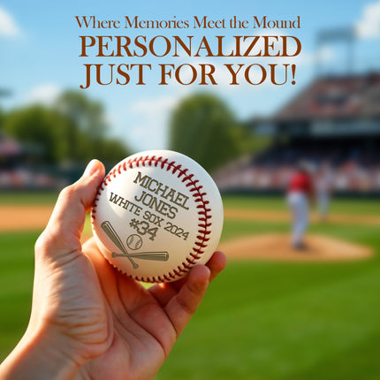 Personalized Baseball Ball with Custom Name