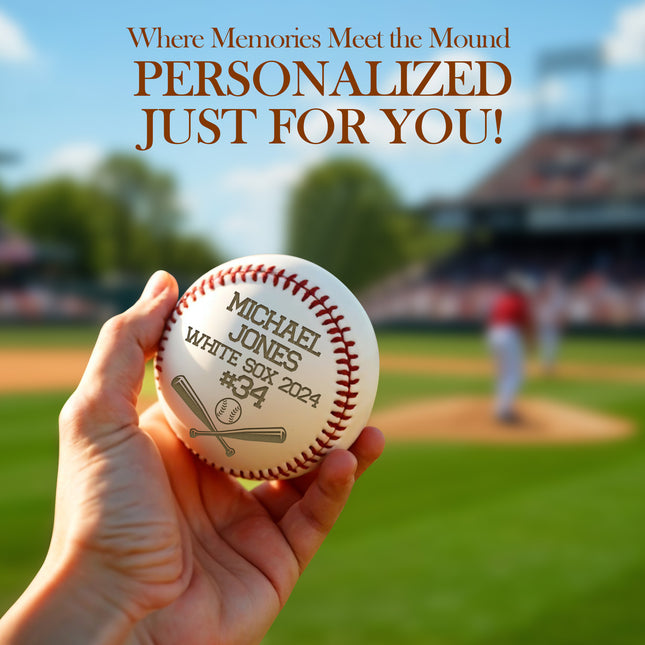 Personalized Baseball Ball with Custom Name