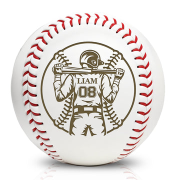 Personalized Baseball Ball with Custom Name, Engraved Ball, Personalized Baseball Gifts for Team, Coach, Player, Senior