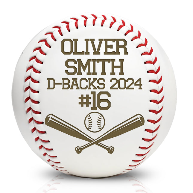 Personalized Baseball Ball with Custom Name