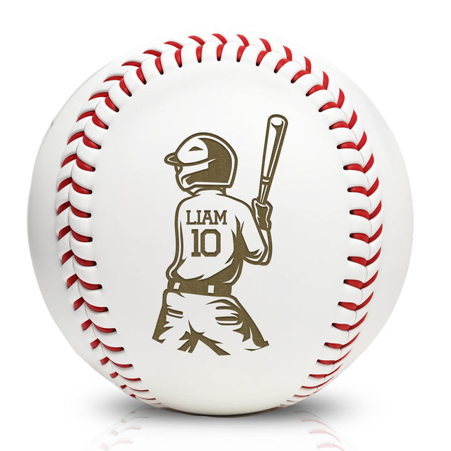 Personalized Baseball Ball with Custom Name - Kids