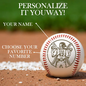 Personalized Baseball Ball with Custom Name, Engraved Ball, Personalized Baseball Gifts for Team, Coach, Player, Senior