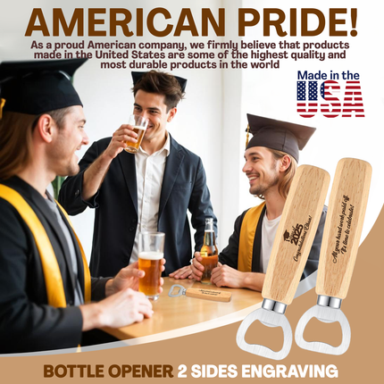 Personalized Bottle Opener with Engraved Name