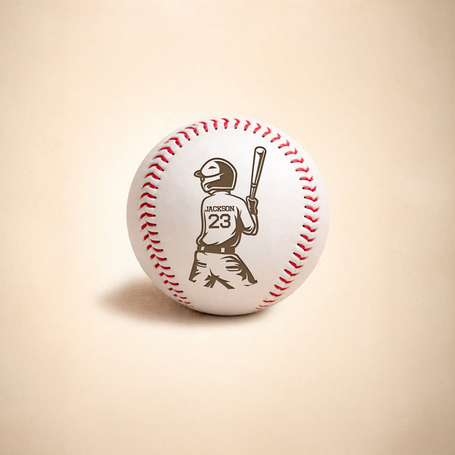Engraved Kids Baseball – Personalized Name Gift