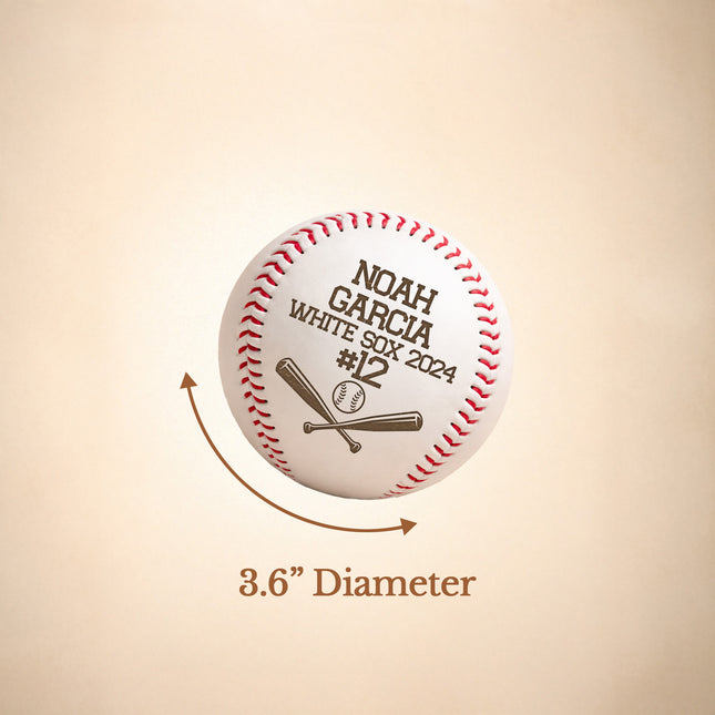 Personalized Baseball Ball - Baseball Bats