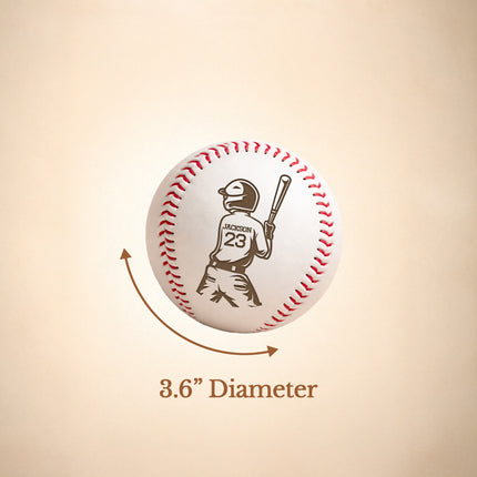 Engraved Kids Baseball – Personalized Name Gift