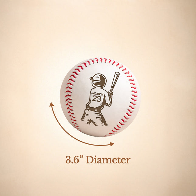 Engraved Kids Baseball – Personalized Name Gift