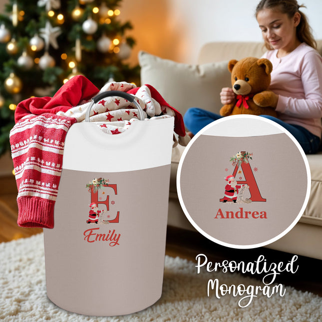 Kids Laundry Basket for Christmas - Beige