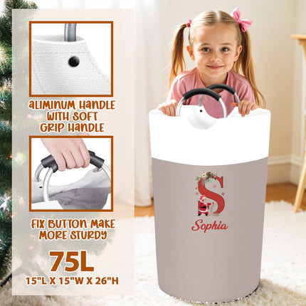 Kids Laundry Basket for Christmas - Beige