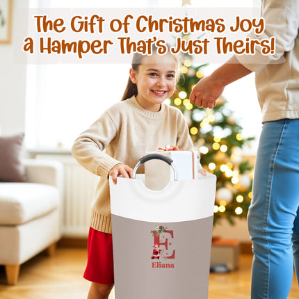 Kids Laundry Basket for Christmas - Beige