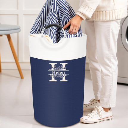 Personalized Laundry Basket with Handles with Name 90L
