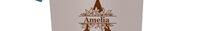 Personalized Laundry Basket with Handles with Name 90L