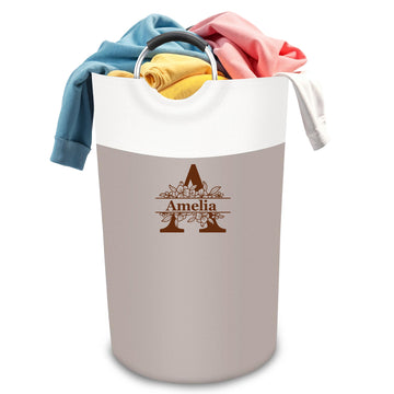 Personalized Laundry Basket, Large Storage Bag with Handles with Name 90L