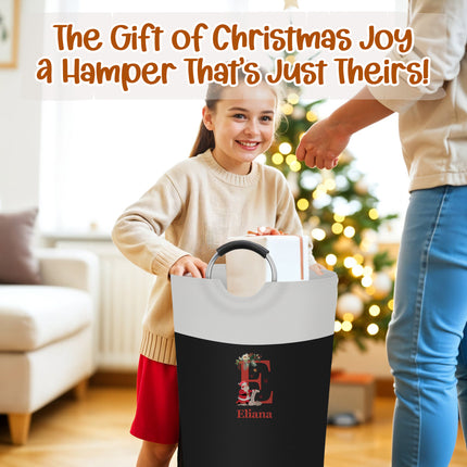 Kids Laundry Basket for Christmas - Black