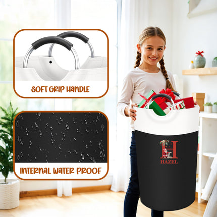 Kids Laundry Basket for Christmas - Black