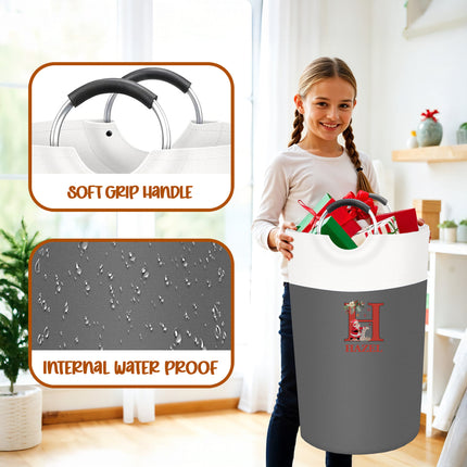 Kids Laundry Basket for Christmas - Gray