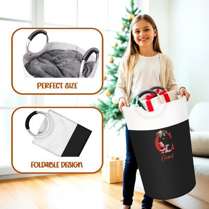 Kids Laundry Basket for Christmas - Black