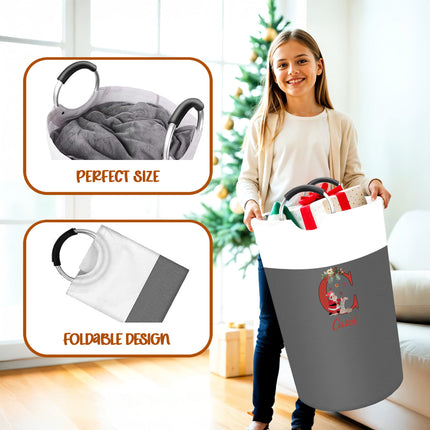 Kids Laundry Basket for Christmas - Gray