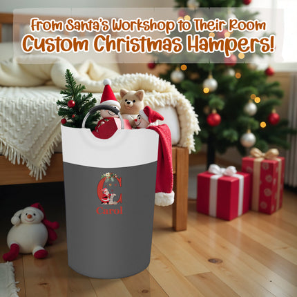 Kids Laundry Basket for Christmas - Gray