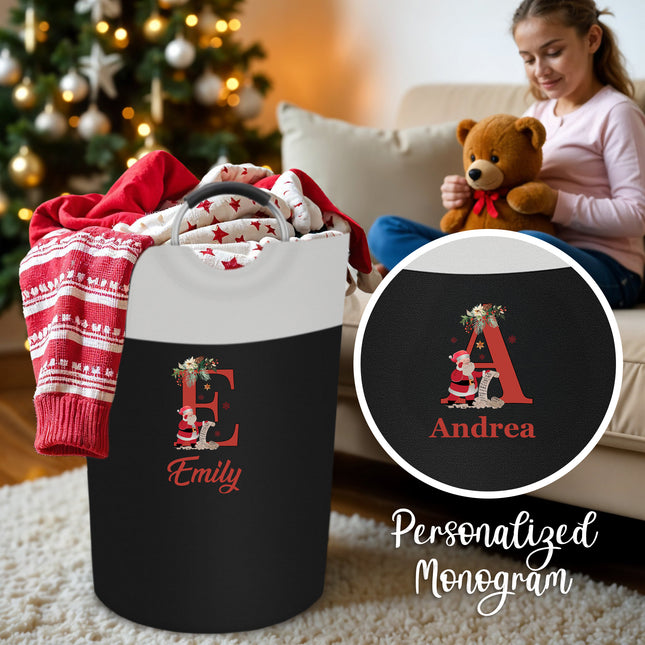 Kids Laundry Basket for Christmas - Black