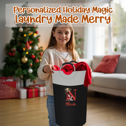 Kids Laundry Basket for Christmas - Black