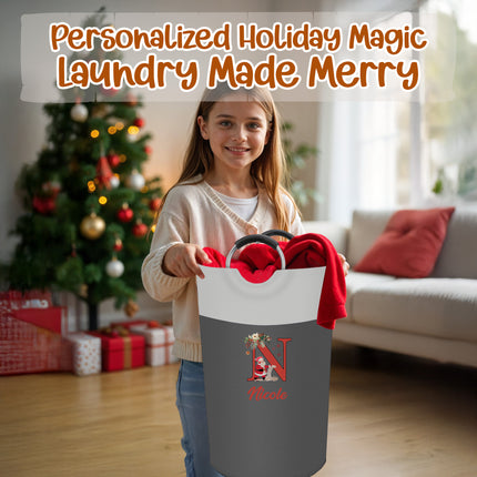 Kids Laundry Basket for Christmas - Gray