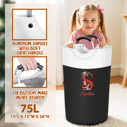 Kids Laundry Basket for Christmas - Black
