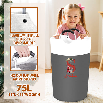 Kids Laundry Basket for Christmas - Gray