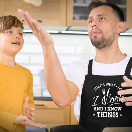 Personalized Men's Apron - Custom Cooking Apron