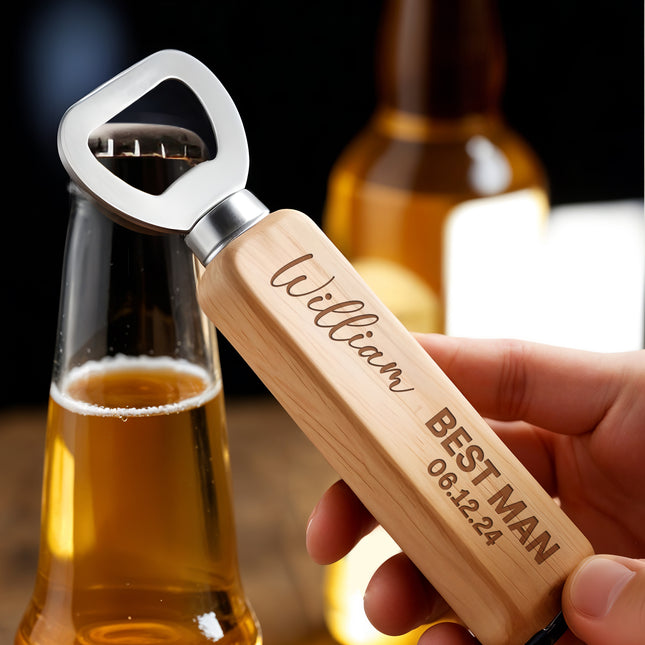 Personalized Bottle Opener Stainless Steel