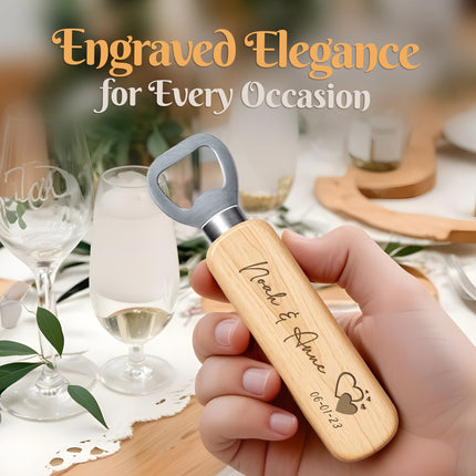 Personalized Bottle Opener Stainless Steel
