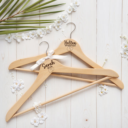 Personalized Bride & Groom Hangers - 2 Pack