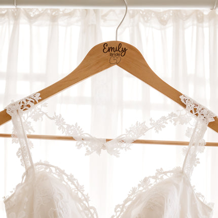 Personalized Bride & Groom Hangers - 2 Pack