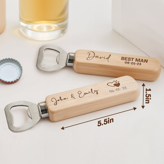 Personalized Bottle Opener Stainless Steel