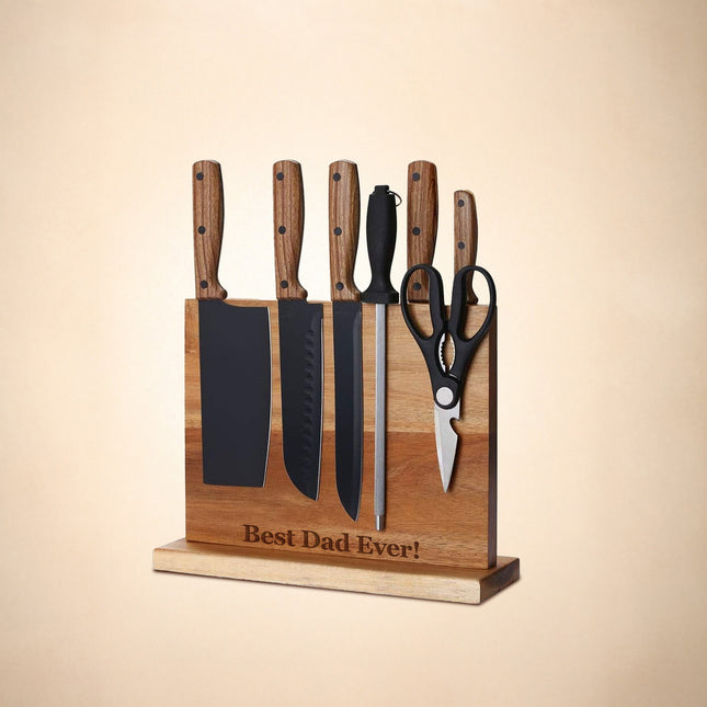 Personalized Magnetic Knife Block
