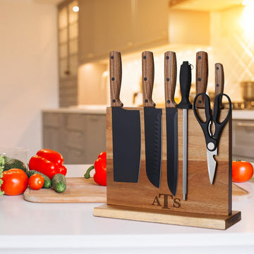 Personalized Magnetic Knife Block