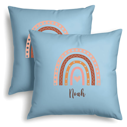 custom name pillow cover personalized names body pillow case for kids toddler room rainbow customized covers kids pillow cover 18x18 rainbow customized throw cushion case best gifts for boys girls
