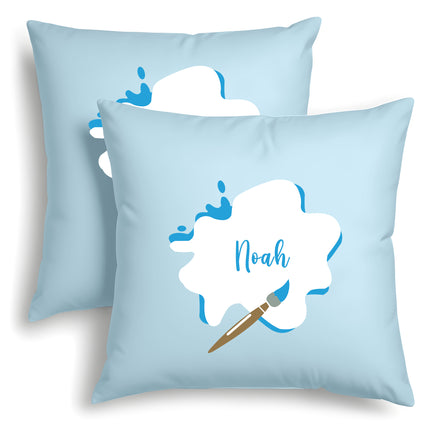 custom name pillow cover personalized names pillow case for kids toddler room painting customized pillow covers kids pillow cover 18x18 customized throw cushion case best gifts for boys girls