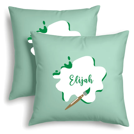 custom name pillow cover personalized names pillow case for kids toddler room painting customized pillow covers kids pillow cover 18x18 customized throw cushion case best gifts for boys girls