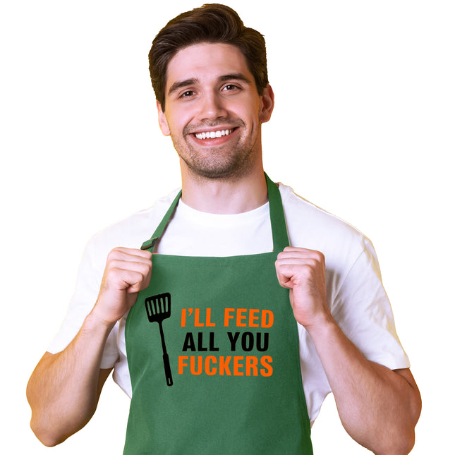 Personalized Men's Apron - Custom Cooking Apron