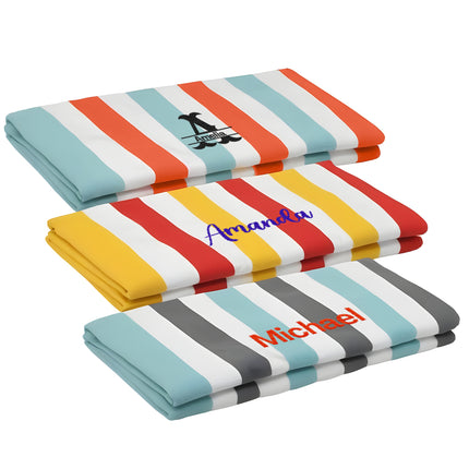 personalized beach towels with custom name custom beach towel for adults embroidered cotton beach towels quick dry pool towel blanket for adults extra large outdoor personalized towels blanket